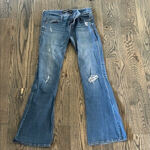 Express Blue Flare Jeans